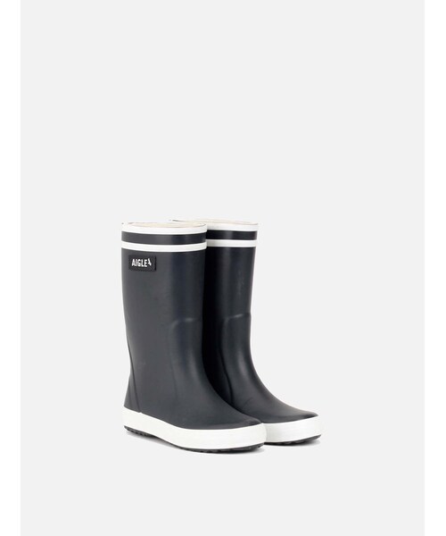 AIGLE（エーグル）の「ロリポップ２（レインシューズ・キッズ・ルージュ/ブラン (00C)/ジョーヌ/ブラン (00A)/マリン/ブラン (00B)）」の3枚目の写真