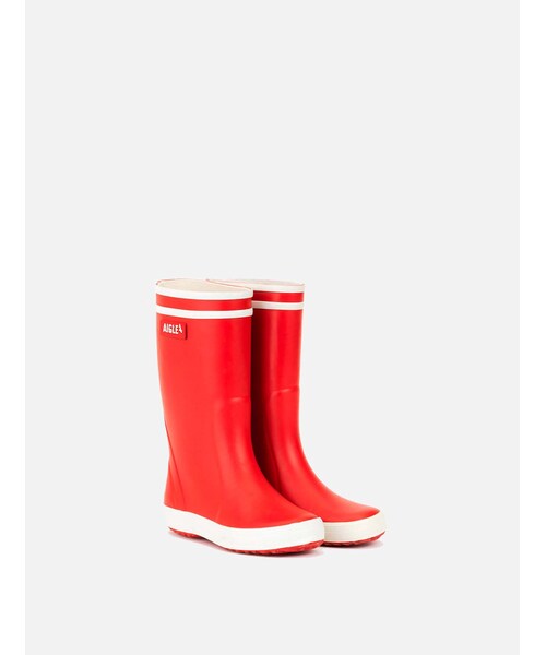 AIGLE（エーグル）の「ロリポップ２（レインシューズ・キッズ・ルージュ/ブラン (00C)/ジョーヌ/ブラン (00A)/マリン/ブラン (00B)）」の5枚目の写真