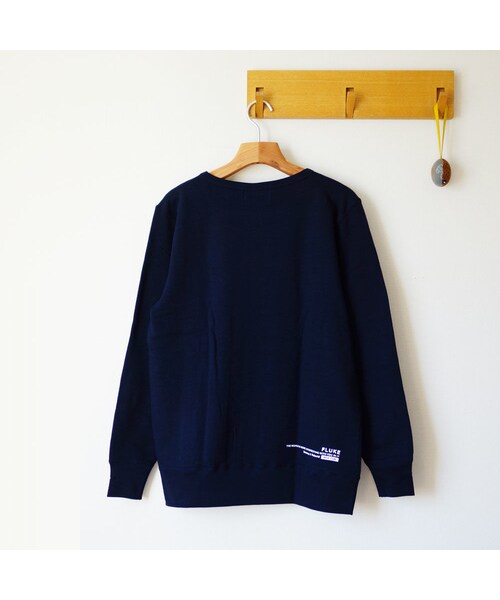 STORES.jp（ストアーズドットジェーピー）の「スウェット クルーネック BALS （ディープネイビー） 【fluke】（Tシャツ/カットソー・メンズ・その他）」の4枚目の写真