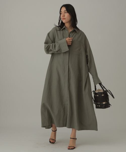 高い信頼 厚い信頼 Chaos（カオス）の「セルリアシャツワンピース（）」 - WEAR ワンピース