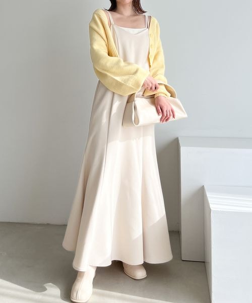 Heatherマーメイドキャミワンピ　シアーシャツセット EIMY ISTOIRE エイミーイストワール eimy istoire シアーシャツセット