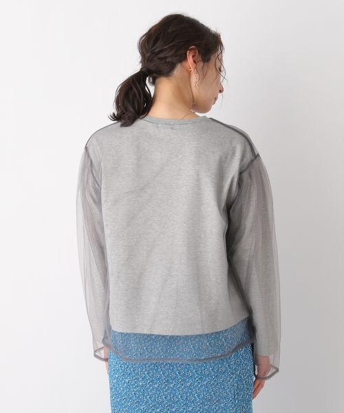 LEPSIM（レプシィム）の「チュールカサネプルオーバー（トップス・レディース・オフホワイト05/グレー15/イエロー62・FREE SIZE）」の16枚目の写真