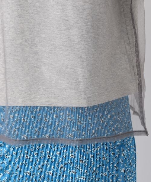 LEPSIM（レプシィム）の「チュールカサネプルオーバー（トップス・レディース・オフホワイト05/グレー15/イエロー62・FREE SIZE）」の19枚目の写真