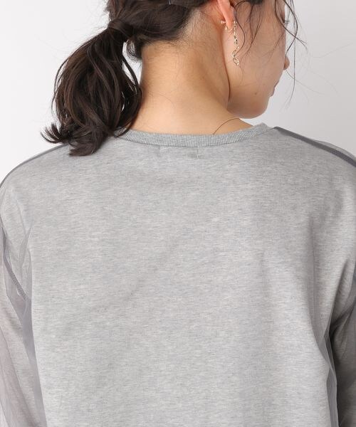 LEPSIM（レプシィム）の「チュールカサネプルオーバー（トップス・レディース・オフホワイト05/グレー15/イエロー62・FREE SIZE）」の20枚目の写真