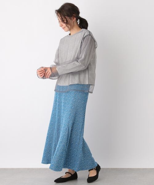 LEPSIM（レプシィム）の「チュールカサネプルオーバー（トップス・レディース・オフホワイト05/グレー15/イエロー62・FREE SIZE）」の10枚目の写真