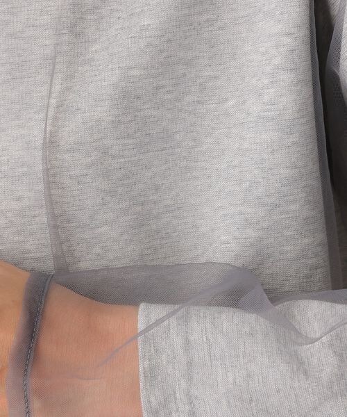 LEPSIM（レプシィム）の「チュールカサネプルオーバー（トップス・レディース・オフホワイト05/グレー15/イエロー62・FREE SIZE）」の21枚目の写真