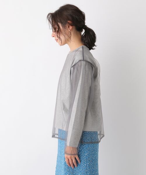 LEPSIM（レプシィム）の「チュールカサネプルオーバー（トップス・レディース・オフホワイト05/グレー15/イエロー62・FREE SIZE）」の15枚目の写真