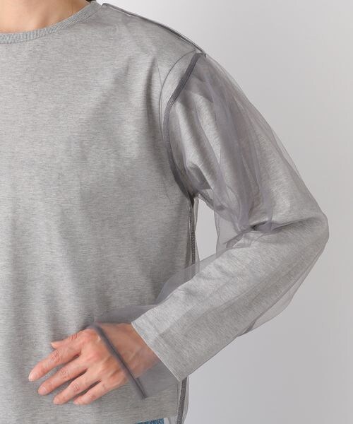 LEPSIM（レプシィム）の「チュールカサネプルオーバー（トップス・レディース・オフホワイト05/グレー15/イエロー62・FREE SIZE）」の18枚目の写真