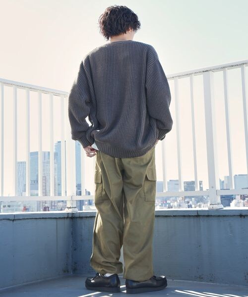 PAGEBOY（ページボーイ）の「サガラシシュウロゴカーデ（トップス・レディース・チャコール18/クリーム52/イエロー65/ライトブルー82・FREE）」の15枚目の写真