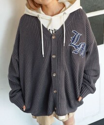 PAGEBOY | サガラシシュウロゴカーデ(トップス)