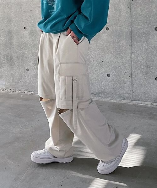 PAGEBOY（ページボーイ）の「ローライズカーゴパンツ（パンツ・レディース・ピンストライプ08/ブラック09/グレージュ12・F）」の18枚目の写真