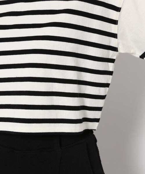 PAGEBOY（ページボーイ）の「パネルボーダーショートロンT（トップス・レディース・ブラック09/ピンク25/ラベンダー92・F）」の22枚目の写真