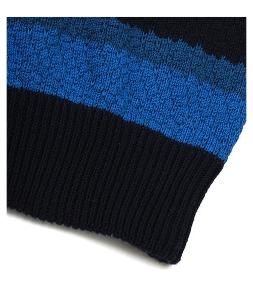 grn(ジーアールエヌ)の「多彩橫紋針織上衣(その他・メンズ・咖啡/藍・S/M)」の6枚目の写真