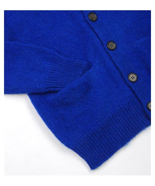 VIBGYOR（ヴィブジョー）の「SHETLAND純羊毛針織開襟外套（その他・メンズ・深灰/黃/綠/藍・M/L）」の15枚目の写真