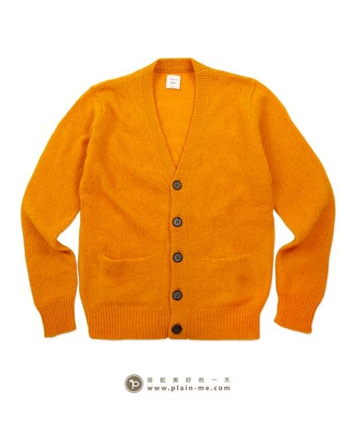 VIBGYOR（ヴィブジョー）の「SHETLAND純羊毛針織開襟外套（その他・メンズ・深灰/黃/綠/藍・M/L）」の6枚目の写真