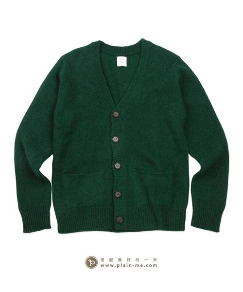 VIBGYOR（ヴィブジョー）の「SHETLAND純羊毛針織開襟外套（その他・メンズ・深灰/黃/綠/藍・M/L）」の9枚目の写真