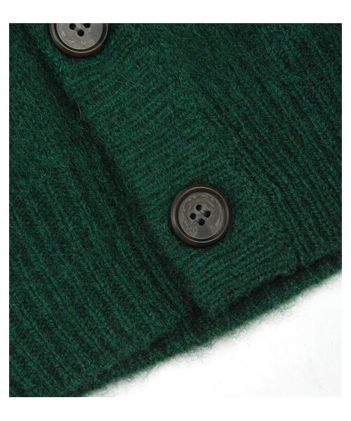 VIBGYOR（ヴィブジョー）の「SHETLAND純羊毛針織開襟外套（その他・メンズ・深灰/黃/綠/藍・M/L）」の12枚目の写真