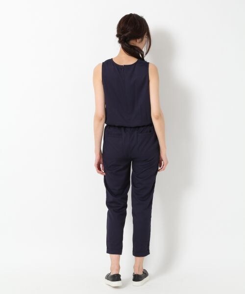 BLISS POINT Womens（ブリスポイント ウイメンズ）の「ノースリーブタックオールインワンピース（ワンピース/ドレス・レディース・ホワイト/グリーン/ネイビー・Ｍ/Ｌ）」の5枚目の写真