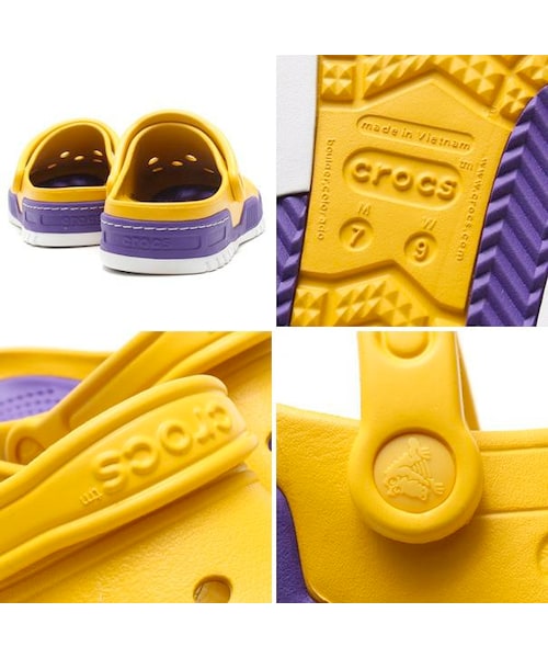 crocs（クロックス）の「crocs FRONT COURT CLOG CANARY/ULTRAVIOLET