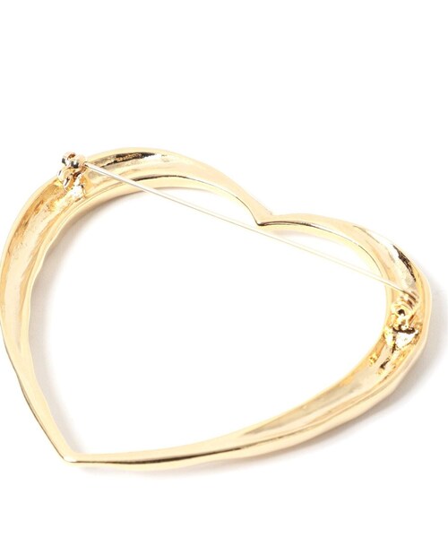 SLOBE IENA（スローブイエナ）の「《追加/予約》SLOBE ハートブローチ（ファッション雑貨・ゴールド/(090)/フリー/在庫あり）」の7枚目の写真