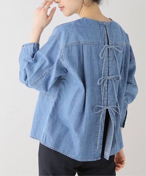 SLOBE IENA（スローブイエナ）の「LE DENIM BK RIBBONプル