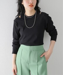 JOURNAL STANDARD（ジャーナルスタンダード）の「2WAYランダムリブカットソー（トップス）」