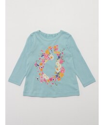 HAKKA BABY（ハッカベビー）の「[ベビー]うさぎプリントUVカットTシャツ（トップス・キッズ）」