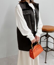 un dix cors | 【旬なレイヤーコーデを堪能できる】ミリタリーベスト(ベスト)