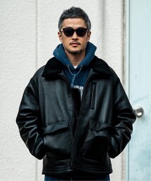 EDIFICE（エディフィス）の「【5525gallery×LA BOUCLE】別注 ムートン ボンバージャケット（その他）」