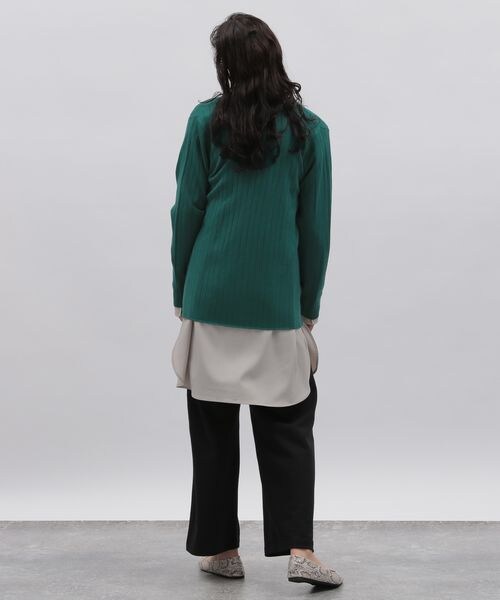 LAKOLE（ラコレ）の「スーパーワイドタックパンツ（パンツ・レディース・グレージュ(14)/ブラック(19)/グリーン(70)・S/M）」の13枚目の写真