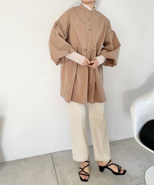 LOWRYS FARM（ローリーズファーム）の「フリルチュニックワンピース（トップス・オフ05/ブラック09/ベージュ52・FREE）」の22枚目の写真