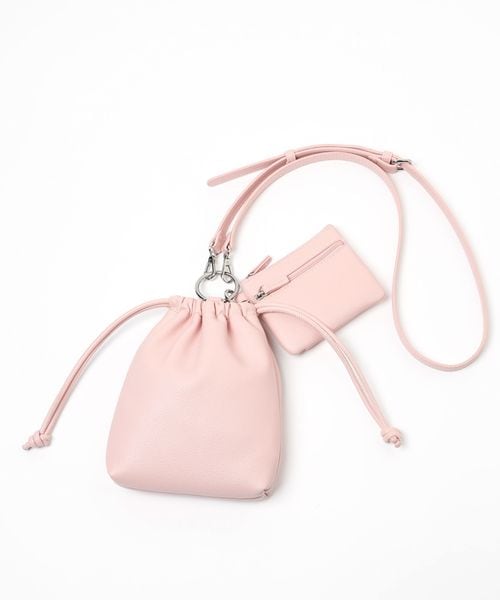 LOWRYS FARM(ローリーズファーム)の「サイフセットキンチャクショルダー(バッグ・レディース・アイボリー08/ブラック09/ピンク25/グリーン70・FREE)」の7枚目の写真