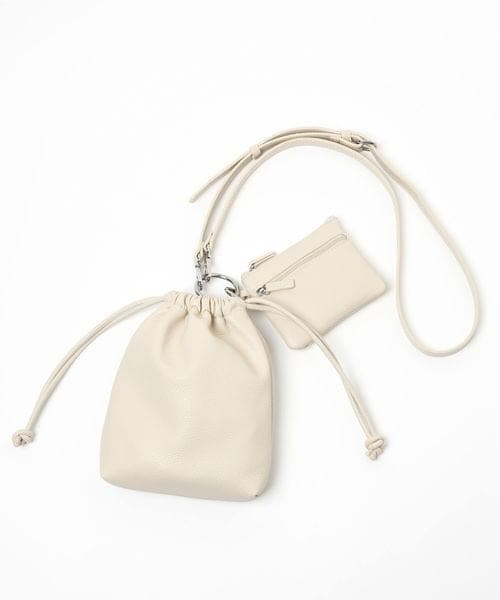 LOWRYS FARM(ローリーズファーム)の「サイフセットキンチャクショルダー(バッグ・レディース・アイボリー08/ブラック09/ピンク25/グリーン70・FREE)」の5枚目の写真
