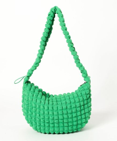 PAGEBOY(ページボーイ)の「スクエアジャガードショルダーバッグ(バッグ・レディース・オフホワイト05/ブラック09/グリーン75・F)」の11枚目の写真