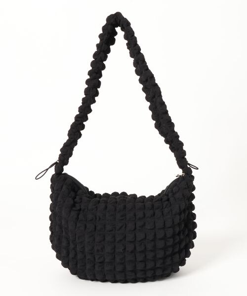 PAGEBOY(ページボーイ)の「スクエアジャガードショルダーバッグ(バッグ・レディース・オフホワイト05/ブラック09/グリーン75・F)」の12枚目の写真