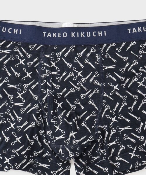 TAKEO KIKUCHI（タケオキクチ）の「ハサミモチーフ柄前開きボクサー