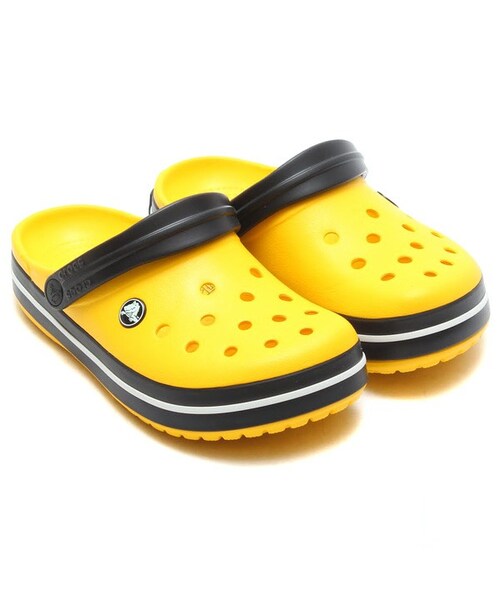 yellow clog crocs