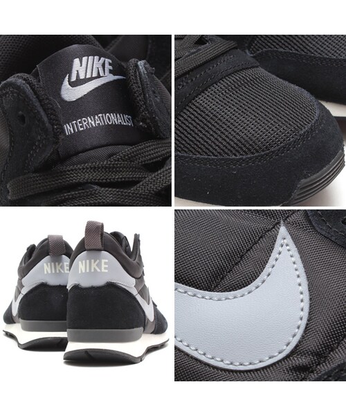 NIKE（ナイキ）の「NIKE INTERNATIONALIST MID　BLACK/WOLF GREY-MIDNIGHT FOG（MID-CUT・メンズ・other・24.0cm/24.5cm/25.0cm/25.5cm/26.0cm/26.5cm/27.0cm/27.5cm/28.0cm/28.5cm/29.0cm/30.0cm）」の3枚目の写真