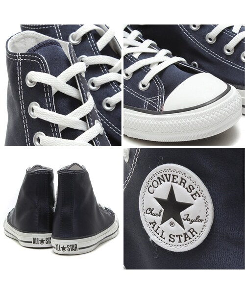 CONVERSE（コンバース）の「CONVERSE ALL STAR SATIN HI　DARK NAVY（HIGH-CUT・メンズ・other・22.0cm/22.5cm/23.0cm/23.5cm/24.0cm/24.5cm/25.0cm/25.5cm/26.0cm/26.5cm/27.0cm/27.5cm/28.0cm/29.0cm）」の3枚目の写真