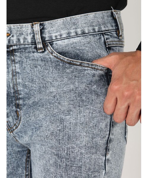 L.H.P（エルエイチピー）の「WhitelandBlackburn/ホワイトランドブラックバーン/ケミカルウォッシュクラッシュDNM（トップス・メンズ・OTHER・S/M/L/XL）」の5枚目の写真