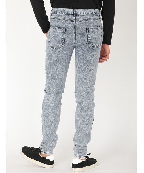 L.H.P（エルエイチピー）の「WhitelandBlackburn/ホワイトランドブラックバーン/ケミカルウォッシュクラッシュDNM（トップス・メンズ・OTHER・S/M/L/XL）」の3枚目の写真