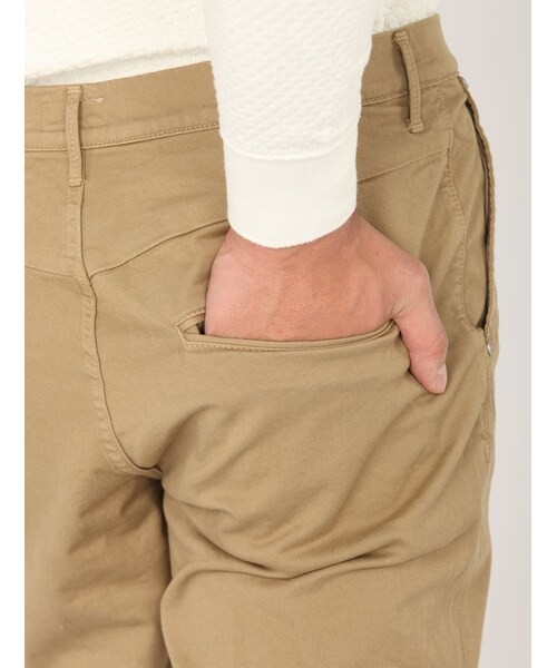 BEAVER（ビーバー）の「アンクルスリムトラウザー（パンツ・メンズ・BLACK/BEIGE/L/GREEN/BLUE・28/30/32/34）」の17枚目の写真