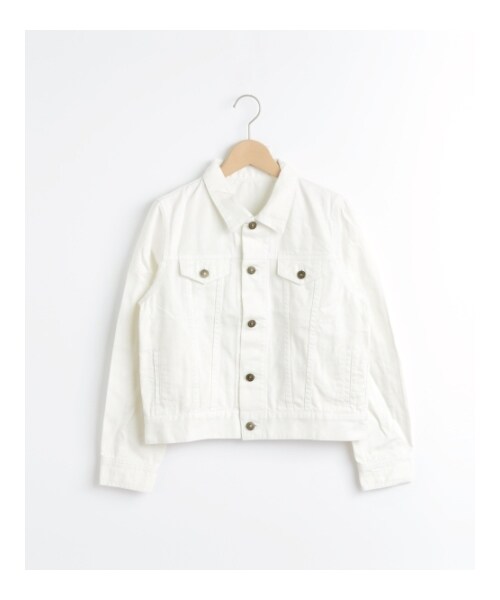 MAJESTIC LEGON(マジェスティックレゴン)の「【予約】Gジャン(ジャケット/アウター・レディース・ネイビー/オフ/サックス・Free)」の3枚目の写真