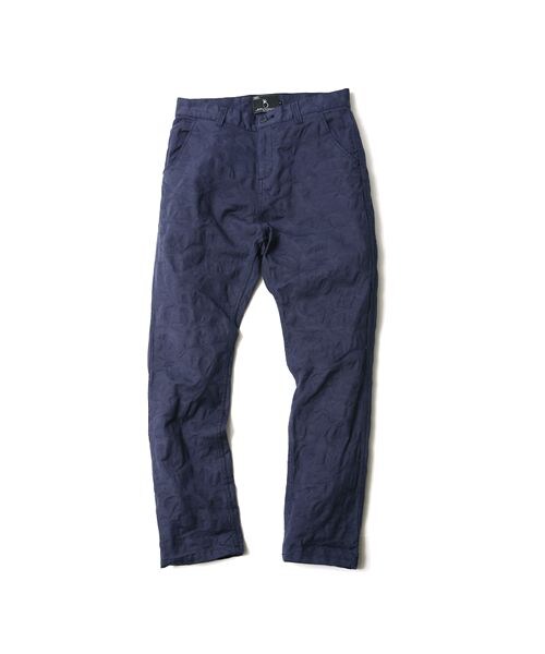 VIRGOwearworks（ヴァルゴウェアワークス）の「Jacquard camo sal el pants迷彩柄 サルエルパンツ（パンツ・メンズ・NAVY/BLACK・2/3/4）」の2枚目の写真