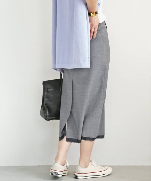 Deuxieme Classe（ドゥーズィエムクラス）の「*LOW WAIST STRAIGHT スカート W TRO（スカート・グレー/(006)/34/残り1点/36/在庫なし）」の6枚目の写真