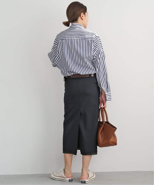 Deuxieme Classe（ドゥーズィエムクラス）の「*LOW WAIST STRAIGHT スカート W TRO（スカート・グレー/(006)/34/残り1点/36/在庫なし）」の15枚目の写真