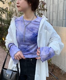 CIAOPANIC | 【2023SSアイテム】タイダイ柄天竺トップス(Tシャツ/カットソー)