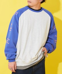 CIAOPANIC ナンバリングラグランスウェット ネイビー CIAOPANIC ナンバリングラグランスウェット ネイビー - メルカリ