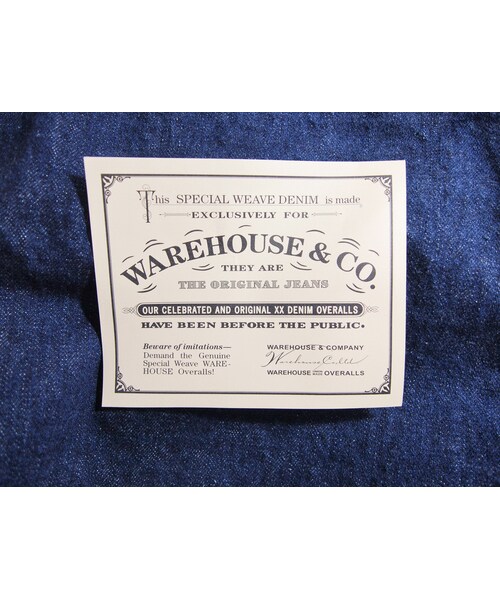WAREHOUSE(ウエアハウス)の「WAREHOUSE LOT 700 CINCH-BACK JEANS (ONE WASH)(その他・メンズ・other・36/34/30)」の14枚目の写真