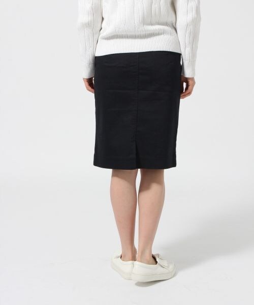 GLOBAL WORK（グローバルワーク）の「ストレッチサテンスカート（スカート・レディース・ホワイト05/カーキ75/ブルー85/ダークネイビー89・Ｓ/Ｍ/Ｌ）」の8枚目の写真